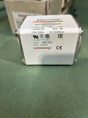 FERRAZ PC71UD13C250TF PROTISTOR FUSE A300518 CLASS aR 250A 1250V NEW - Picture 3 of 5