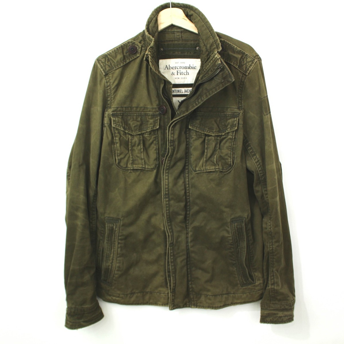 ABERCROMBIE AND FITCH A&F MILITARY JACKET Size XL Mens