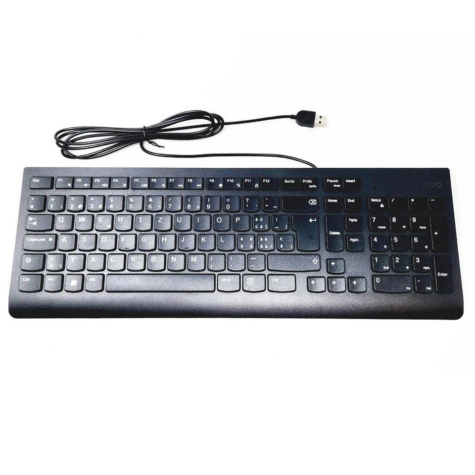 Lenovo Wired Keyboard Mouse Included USB French German Swiss QWERTZ 4X30L79917 - Image 2 of 4