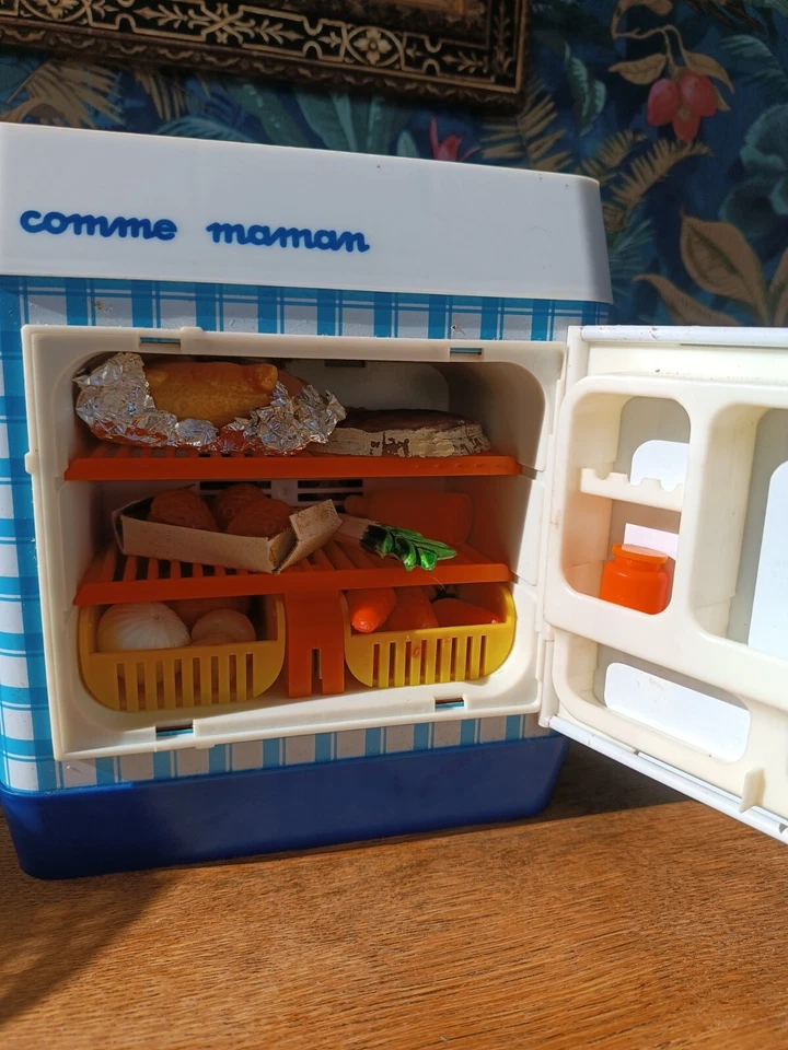 Jouet Tôle Ancien Vintage Comme Maman Frigidaire Marchande - Photo 2/4
