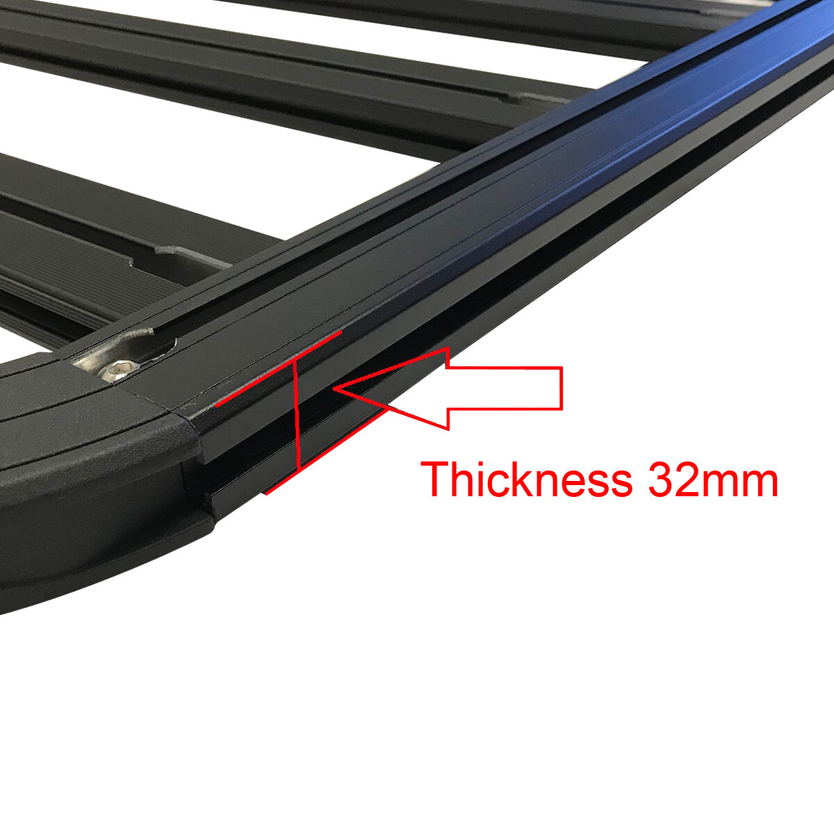 UNIVERSAL ALUMINUM ROOF RACK PLATFORM With side rails 190x130cm eBay