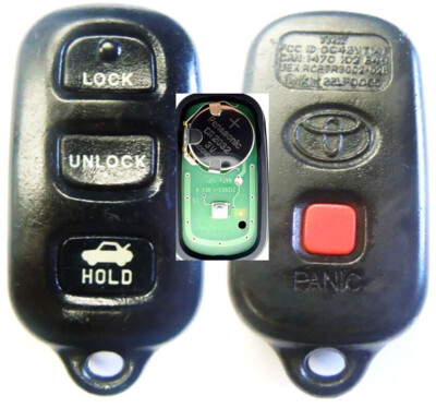 OEM keyless remote 2003 Toyota Matrix entry keyfob car control key fob GQ43VT14T