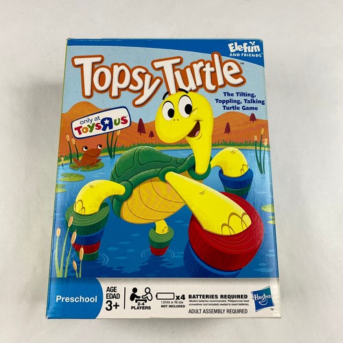 Topsy Turtle Game Hasbro Works Preschool Kids Elefun Family Toys R Us - Picture 2 of 13