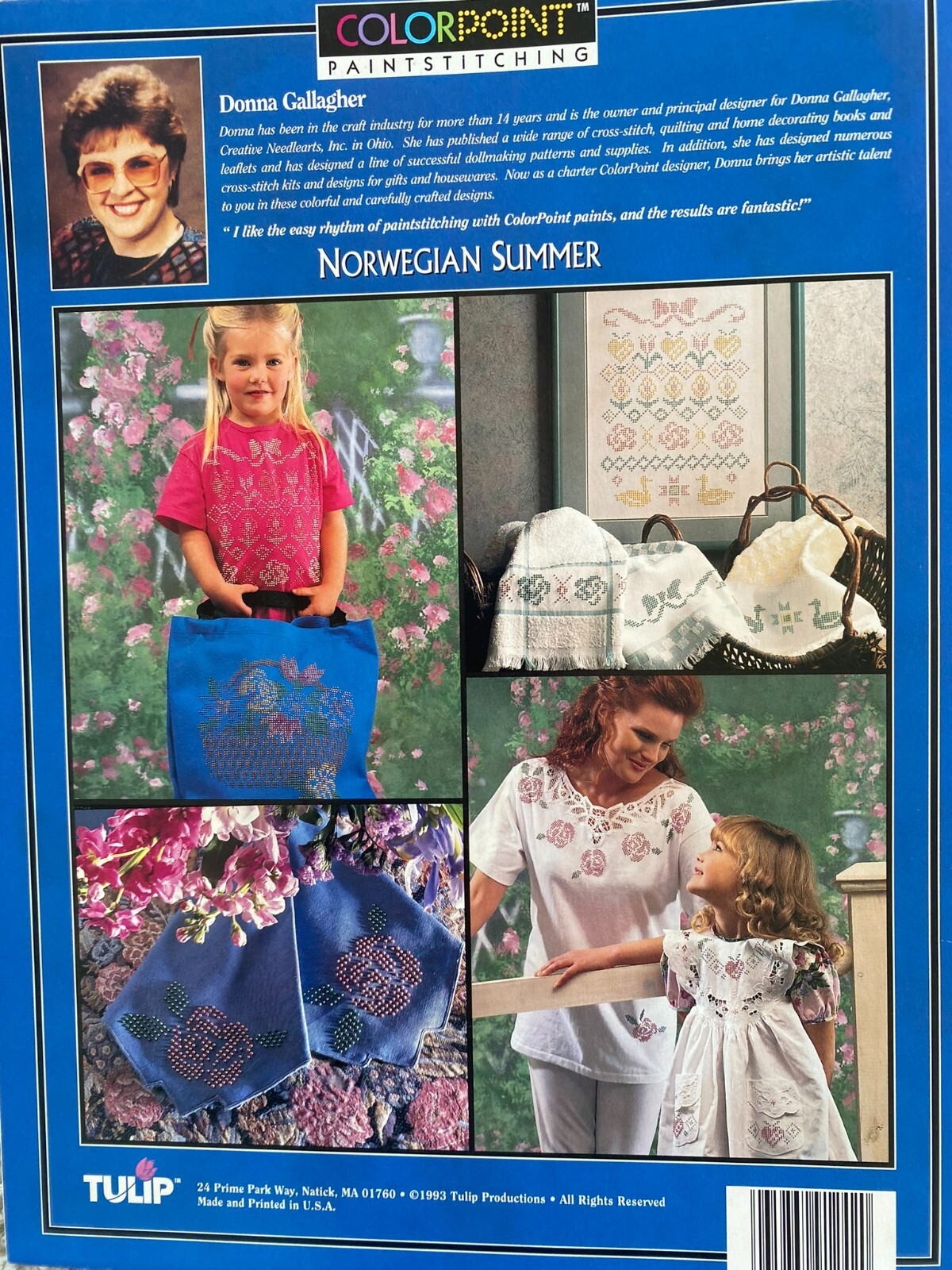 Color Point Paint Stitching 91242 Norwegian Summer 8 pages Transfers ...