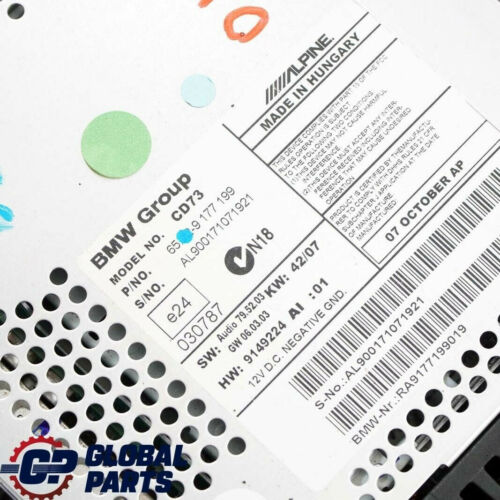 BMW 1 3 Series E81 E82 E87 E88 E89 E90 E91 E92 Radio Professional CD 9177199 - Picture 9 of 12