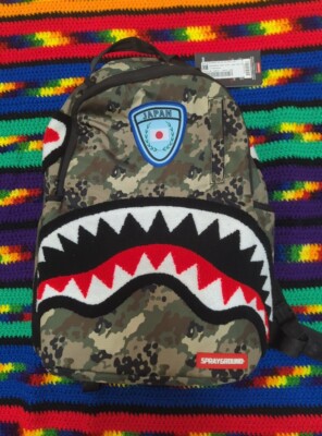 SPRAYGROUND Japan Camo Shark Backpack (limited edition will