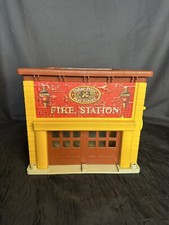 Vintage 1979 Fisher Price Fire Station Little People Bell Works
