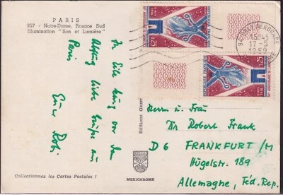 FRANKREICH 1969 0,25 Fr 50. Jahrestag des Waffenstillstandes 1918 mit Zierstück - Bild 1 von 4