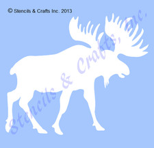 3 1/2 MOOSE MINI STENCIL NORTHWOODS WOODLAND ...