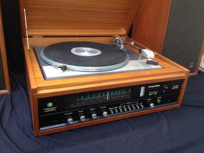 music centre with turntable