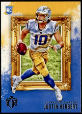 2020 Panini Chronicles Gridiron Kings Justin Herbert Rookie Card #GK-3 Chargers