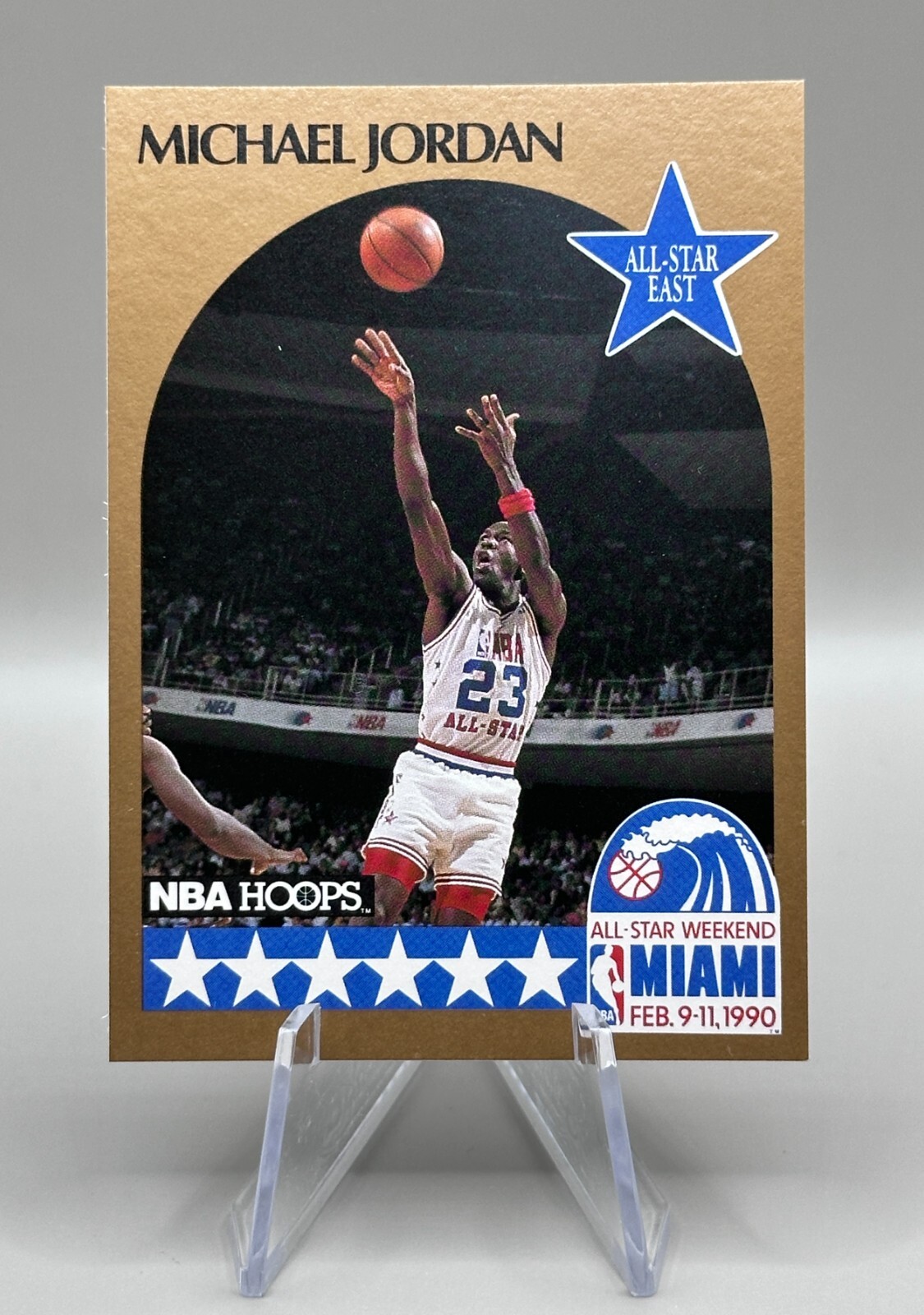 1990-91 NBA Hoops Michael Jordan Chicago Bulls All-Star #5