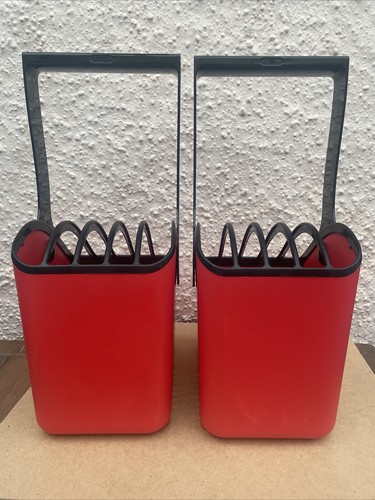 2 Red And Black LocknCharge 5 slot Device Baskets - Zdjęcie 6 z 14