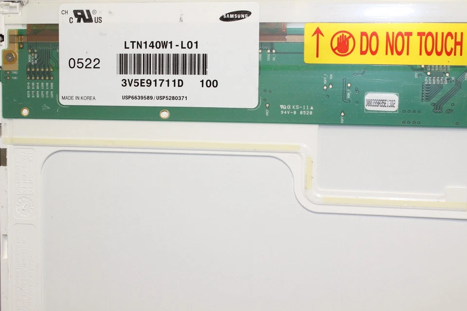 14.1" 1280x800 LCD Screen for SAMSUNG LTN141W1-L04 LAPTOP GLOSSY  - Image 3 of 4