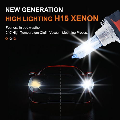 H15 Halógeno Lámparas 2x - Xenon Style Bombillas, 12V para VW Crafter Syi - 55W - Picture 5 of 7