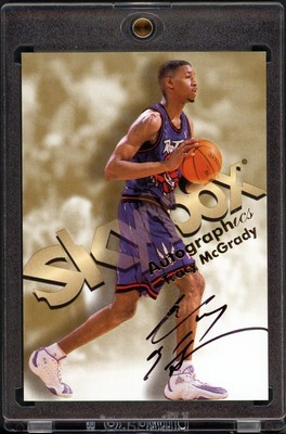 1998-99 Skybox Premium Autographics TRACY MCGRADY AUTO Raptors | eBay