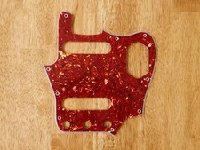 PICKGUARD RED TORTOISE SHELL 4 PLY FOR FENDER JAGUAR