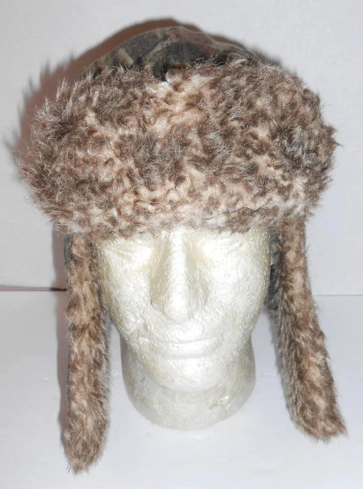 Vintage PRIMOS Hunting Calls Camo Trapper Bomber Hat B109 - Image 3 of 4