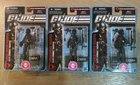GI JOE 25TH ANNIVERSARY SHOCK TROOPERS VIPERS CARDED MOSC X 3 LOT
