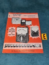 Triplett Test Equipment Catalog No. 45-T THE WORLDS MOST COMPLETE VOM LINE #E