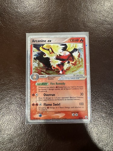 Pokémon Arcanine EX 83/92 Legend Maker Holo - MP