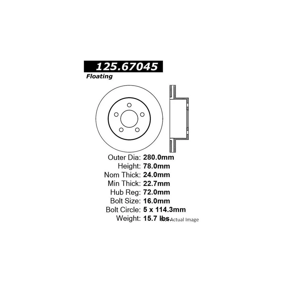 Комплект передних дисковых тормозных колодок Centric Parts ротор дискового тормоза для Jeep TJ 1999-2006 годов выпуска - Изображение 3 из 4