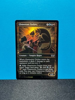 GILDED FOIL Glamorous Outlaw / Glamouröse Geächtete - MTG Magic