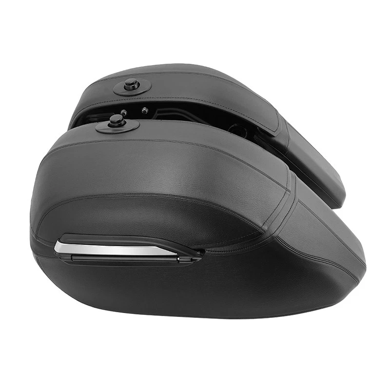 Alforjas rígidas y kit de montaje de alta resistencia apto para Honda Suzuki Yamaha Foto 2 de 4