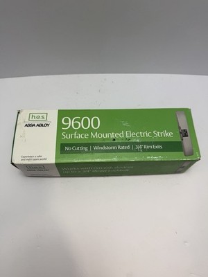 NEW-Open Box HES ASSA ABLOY Surface Mounted Electric Strike 9600-630