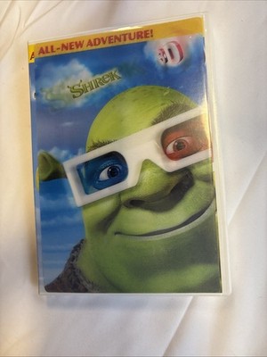 Shrek 3D DVD Dreamworks Animated Movie NO Glasses Just Case And DVD Disc