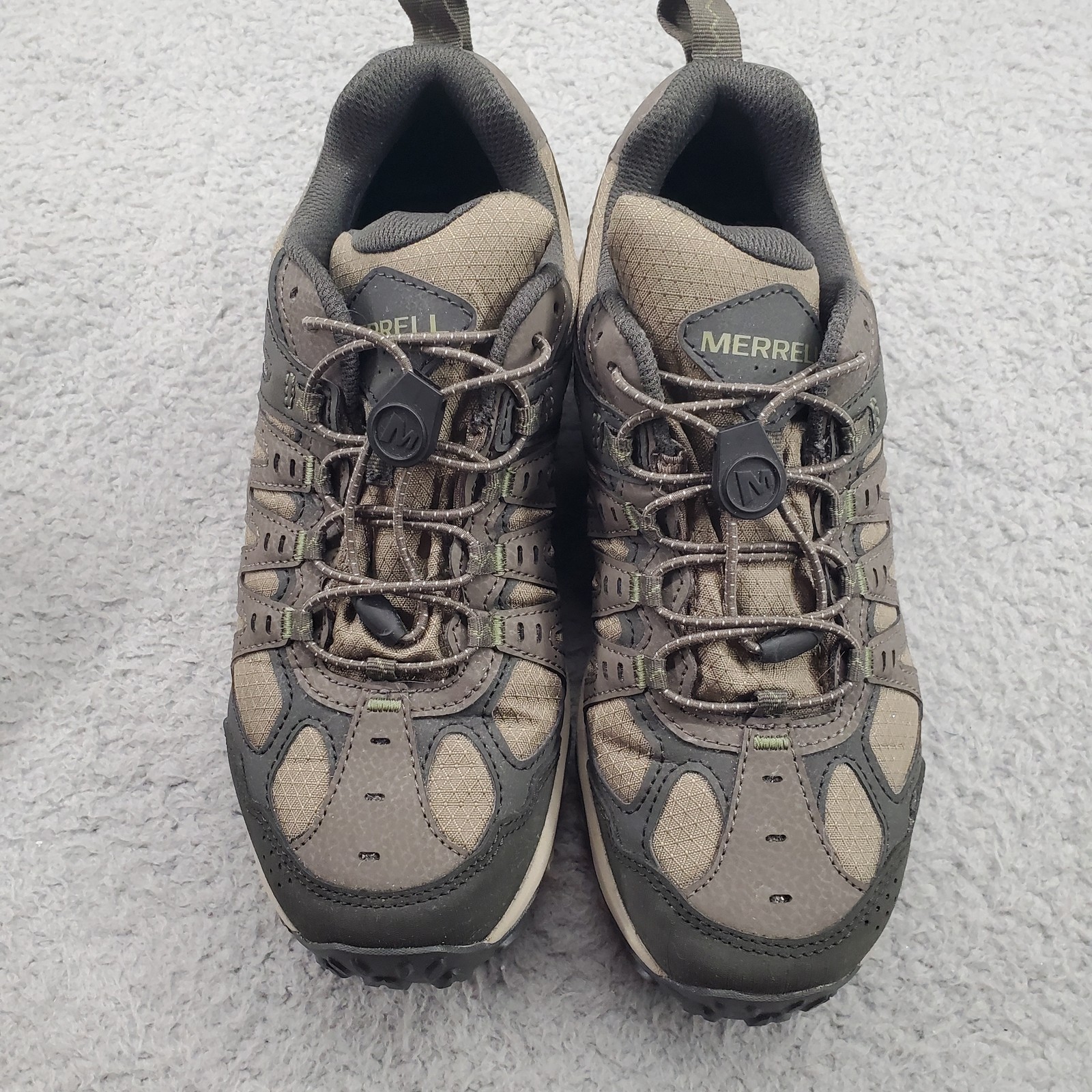 Merrell Yokota 2 scarpe uomo taglia 8 5 marrone trail escursionismo sneakers impugnatura impermeabile