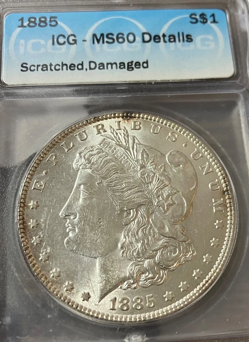 MS 60 Graded 1885 Year Morgan US Dollars (1878-1921) for sale | eBay