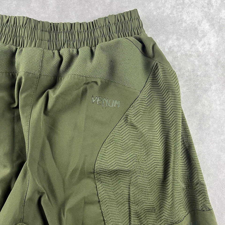 Venum MMA Y2K Verde Ejército Piel Serpiente Textura Cordón Rendimiento Talla M Foto 4 de 4