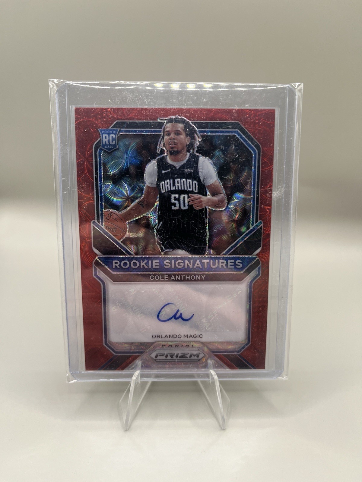 2020-21 Panini Prizm - Rookie Signatures Cole Anthony #RS-CAN Choice Prizm