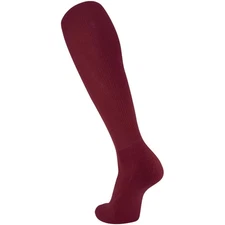 TCK Adult All-Sport Solid Color Tube Socks MAROON