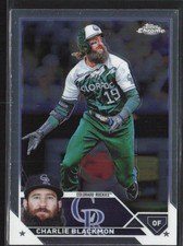 Charlie Blackmon 2023 Topps Chrome: #128 Colorado Rockies