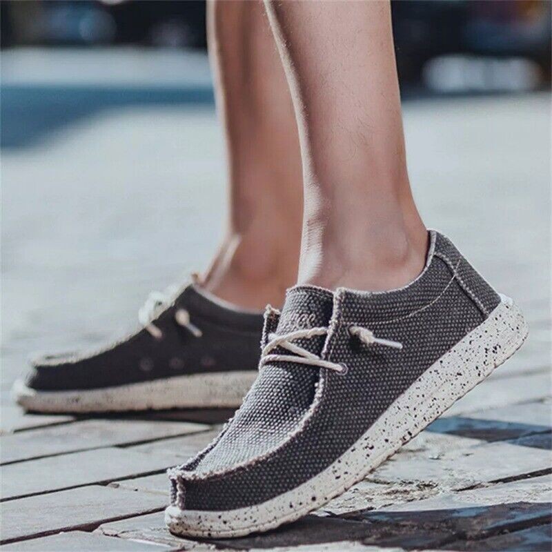 Hey Dude Wally Sox Stone Zapatos informales ligeros sin cordones para hombre - Tallas 39-48#⭐