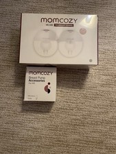 Momcozy S12 9-Levels Double Wearable Breast Pump - White