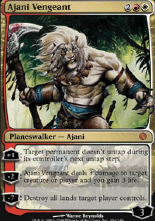 MTG English Ajani Vengeant NM Foil Shards of Alara