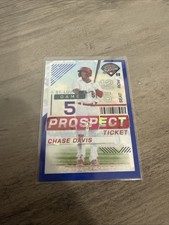 2024 Panini Prospect Edition - Chase Davis #4 Blue Ice Prizm /299 (RC)