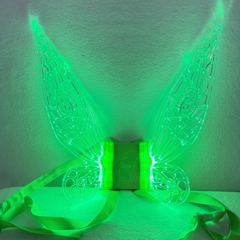 Disfraz Campanilla 14” pulgadas Iluminado Hada Alas Brillantes Disney Prueba Batalla Incluye Foto 3 de 4