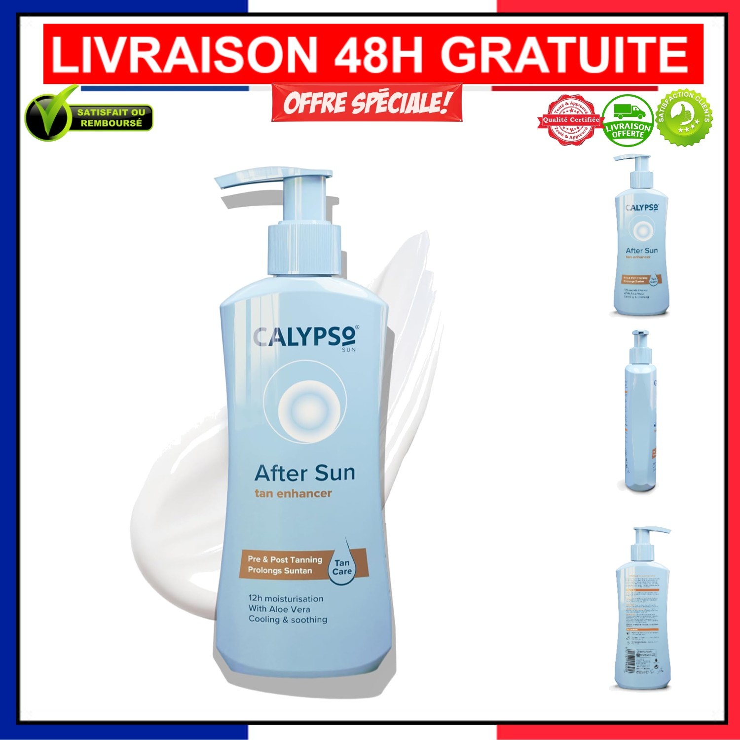 Hydratant Après-Soleil Calypso Enfants Lait Apaisant Corps 250ml