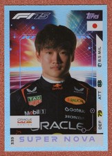 2025 Yuki TSUNODA - [TURBO ATTAX] - FORMULA 1 TOPPS SUPER NOVA FOIL F1 CARD #339