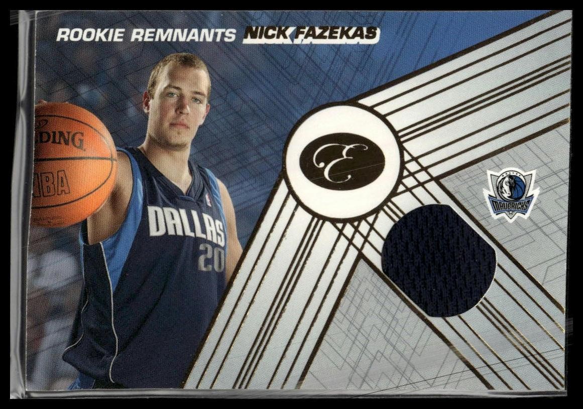 2007-08 Bowman Elevation #RRR-NF Nick Fazekas Rookie Remnants #/199 SN, MEM