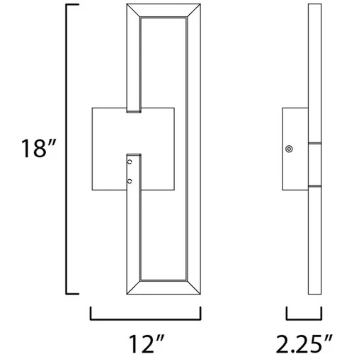 ET2 Contemporary Lighting E21260-GLD Penrose Wall Sconce Gold - Picture 4 of 7