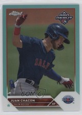 2023 Topps Pro Debut Chrome Aqua Refractor /75 Juan Chacon #PDC-31 lz7