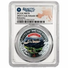 2024 Cook Islands $5 Dolomites Silver Coin PCGS MS70  PCGS MS70