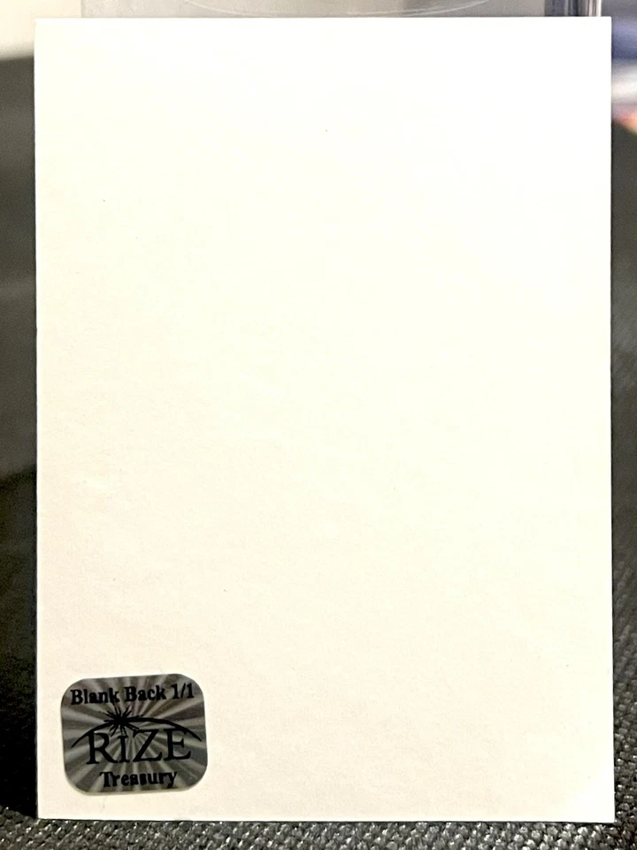 2014 Leaf Rize Draft 1/1 Кайл Шварбер Blank Back Treasury дебютант - Изображение 3 из 4