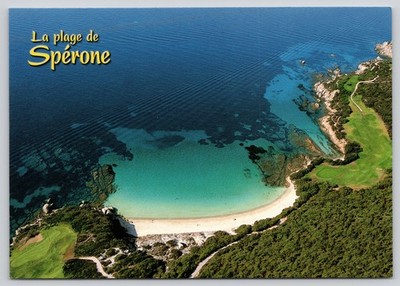 Golf de Sperone Sperone Beach Turquoise Waters Bonifacio France Postcard