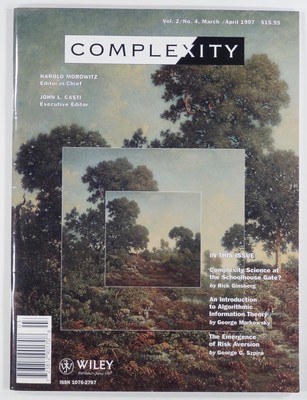 1997 COMPLEXITY information theory EMERGENT BEHAVIOR risk assessment EDUCATION